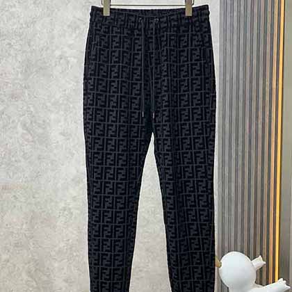 F*endi男士牛仔裤秋季新款欧洲站潮流大品牌潮牌休闲长裤