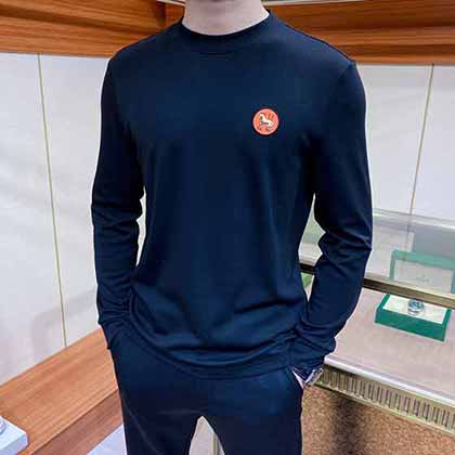 爱马仕 Hrms秋冬新品时尚t恤长袖，高等男