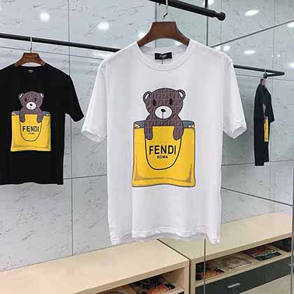 Fendi 芬迪春夏新品最新卡通小熊系列T