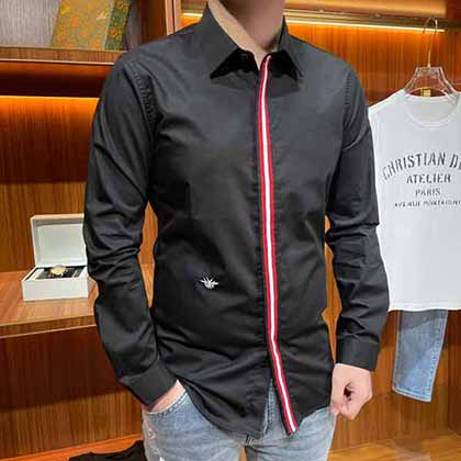 迪奥春夏男士长袖衬衫，专柜原版，Dior时尚衬衫 版型超