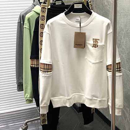 Burberry巴宝莉春夏新品时尚圆领卫衣
