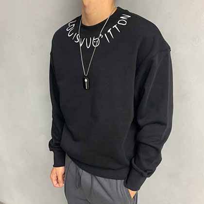 LV大品牌卫衣男装，品牌潮流logo印