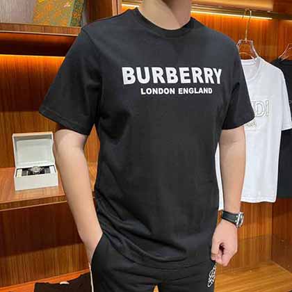 Burberry巴宝莉春夏新品男士短袖T恤