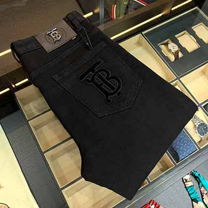 巴宝莉轻奢大品牌牛仔裤男款BURBEREY早春男士休闲牛