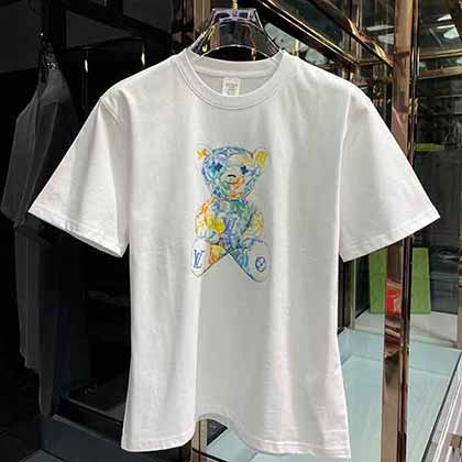 lv夏装新品专柜在售新系列图案logo短袖T恤