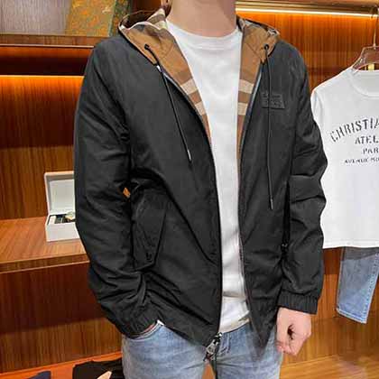 男装品牌网早秋新款Burberry巴宝莉男士双面外套