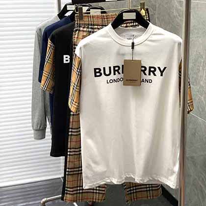 Burberry巴宝莉经典格纹拼接