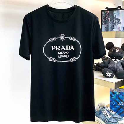 Prada 2021春夏新款t恤品牌男经典