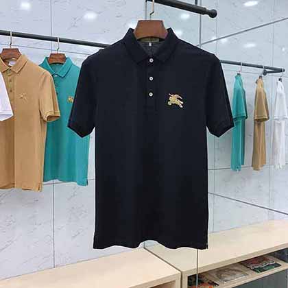 专柜撤回尾单大品牌外贸男装 潮牌Burberry夏装短袖T
