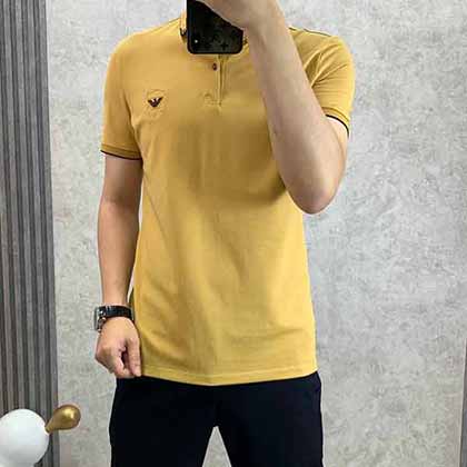 Armani 阿玛尼春季新品高等翻领polo海外经典单品