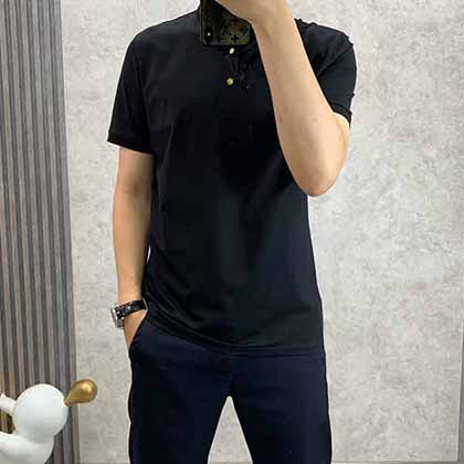 Louis Vuitton路易威登春季新品高等翻领polo海外经典单品
