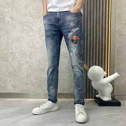 Louis Vuitton路易威登爆款早春新款原单牛仔裤