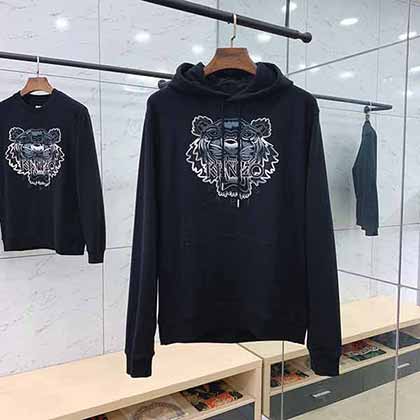Kenzo高田贤三秋冬新品虎头连帽卫衣,超帅气!