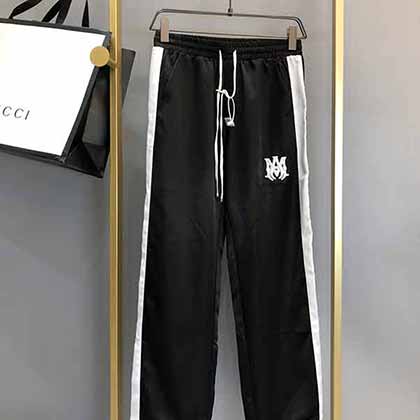 平湖中国服装城Amiri新的刺绣爪子Logo元素装饰直筒