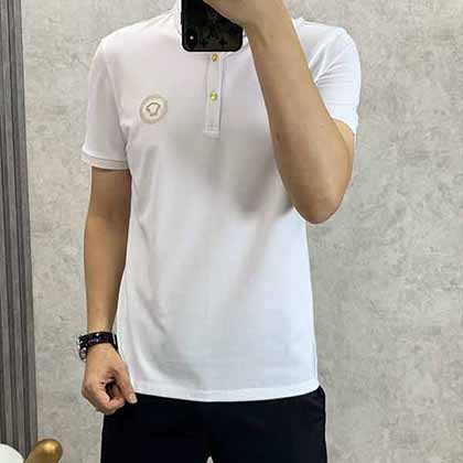 范思哲春季新品高等翻领polo海外经典单品