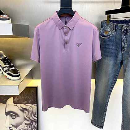 国际男装大品牌普拉高等定制版本SS早春新品Polo衫