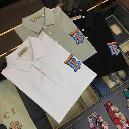 国际大品牌男装BURBERRY巴宝莉春夏新款短袖polo