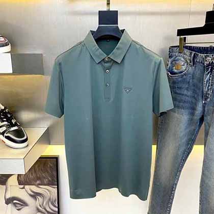 高等定制版本普拉达SS早春新品Polo衫