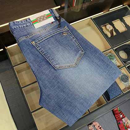 GuCCI古奇春夏新经典洗水男士小直