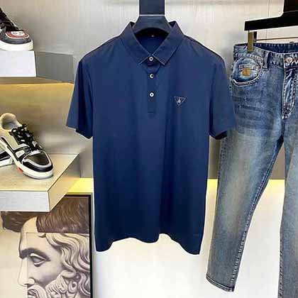 普拉达高等定制版本早春新品Polo衫