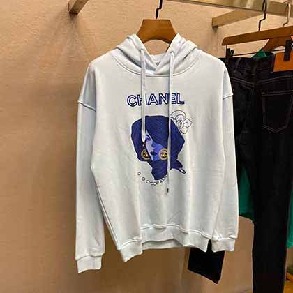 CHANEL早秋新款百搭时尚小香帽衫