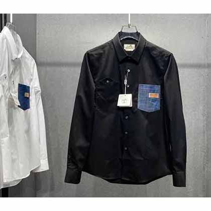爱马仕男士长袖衬衣高等礼盒定制级别男士们的精良品控精品