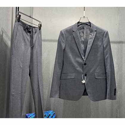 PRA21ss薄款经典的现代版型裁剪的男款休闲西服套装