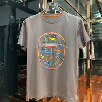 爱仕(Hemès) 新的品质单品时尚印花t恤