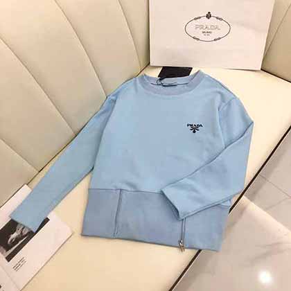 獨家设计师微信大品牌女装Prad个性卫衣长裤套装