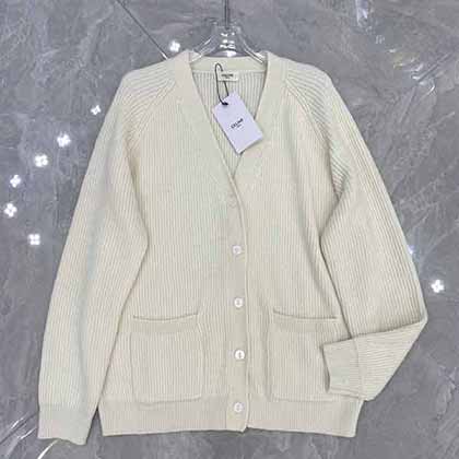 新国际品牌女装CELINE早秋针织开衫