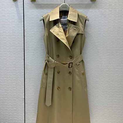 高等原单Burbery 21ss官网新品 马甲Trench 风衣