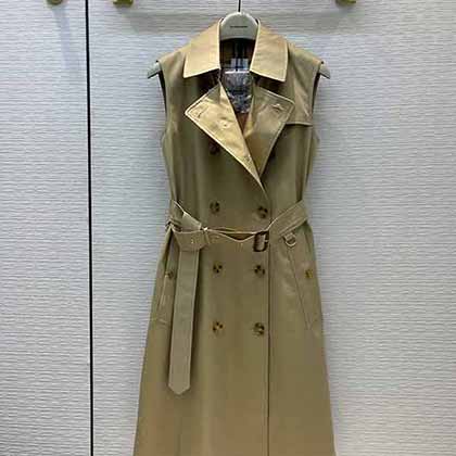 高端原单Burbery 21ss官网新品 马甲Trench 风衣