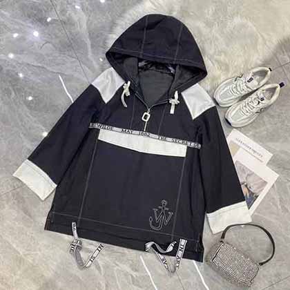 JW Anderson Oscar Wilde系列撞色冲锋衣,定制版型时尚个性,男女皆宜!