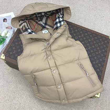 欧货秋冬新款巴宝莉羽绒服大品牌经典款小短款羽绒连