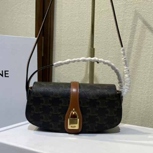 香港代买女士腋下包 CELINE信封包 真皮女包大品牌手提斜挎包