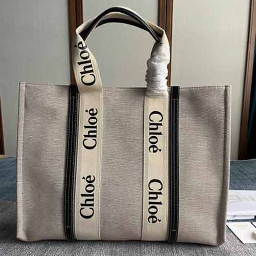Chloe大牌奢侈品名牌包包真皮质感质感帆布手拎大托特女包