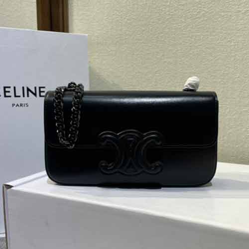 CELINE大品牌腋下包 新款潮时尚百搭真皮单肩斜挎马鞍包