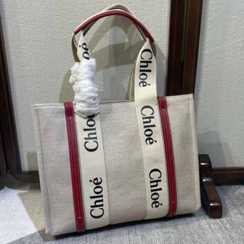 Chloe品牌包包 奢侈品新款大容量女士手提包 休闲帆布包