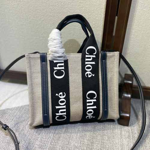 大品牌名品Chloe帆布女包包2022新款潮手提琴谱包