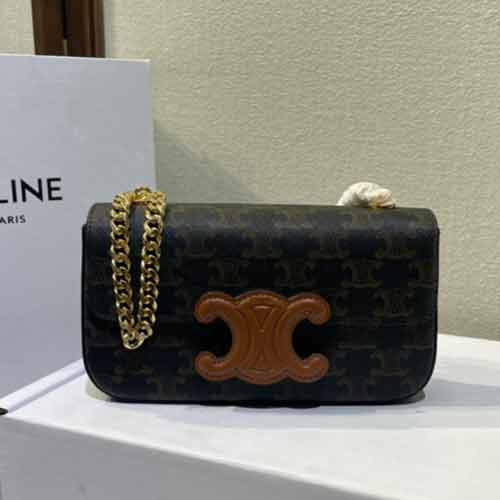 大品牌真皮女士包包 CELINE时尚高等感腋下小方包