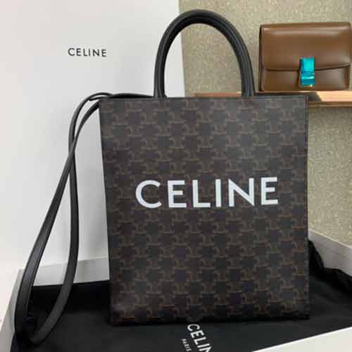 赛琳帆布小包 新款欧美大品牌CABAS TRIOMPHE帆布小号竖款手袋