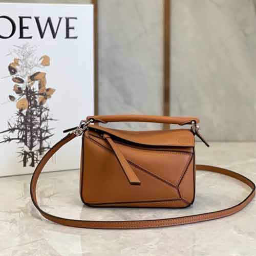 Loewe国际品牌女包真皮休闲百搭大容量斜挎单肩包
