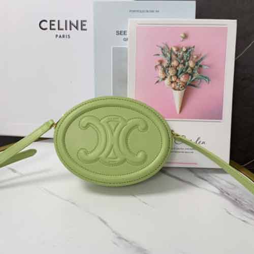 CELINE大品牌专柜女包真皮轻奢高等质感mini小猪包