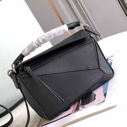 法国大品牌Loewe Puzzle mini迷你几何女包真皮轻奢高等质感单肩斜挎包