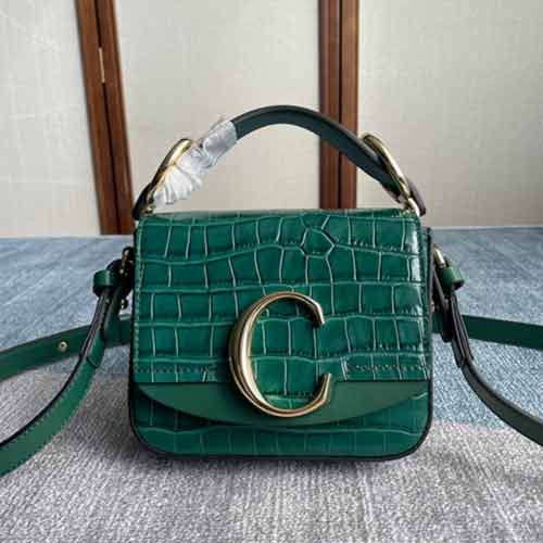 真皮女包 ChloE新款大品牌专柜百搭斜挎包 高