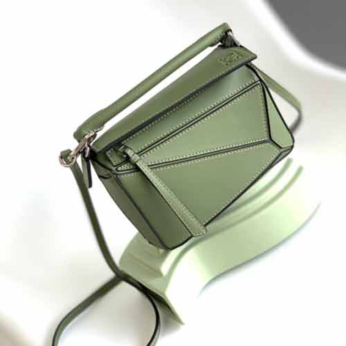原厂小牛皮大品牌包 国际品牌Loewe Puzzle mini迷你