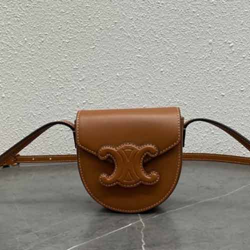 CEline新品上线CE新品~Cuir Besace迷你马鞍包