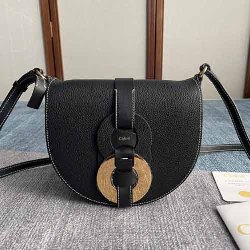 Chloe胸包女斜挎包大容量真皮胸前包大品牌头