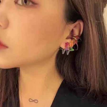 欧美时尚大品牌耳钉APM三星星耳环浪漫星辰耳钉 女士服装配饰品挂件
