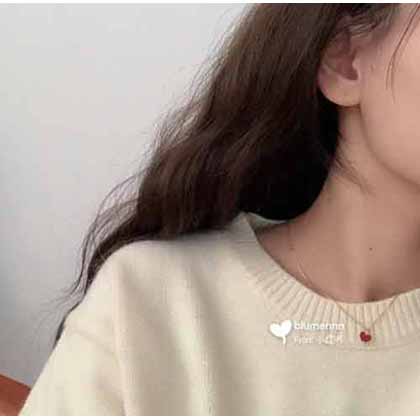 广州饰品网赵丽颖同款项链 VCA女士的项链 心